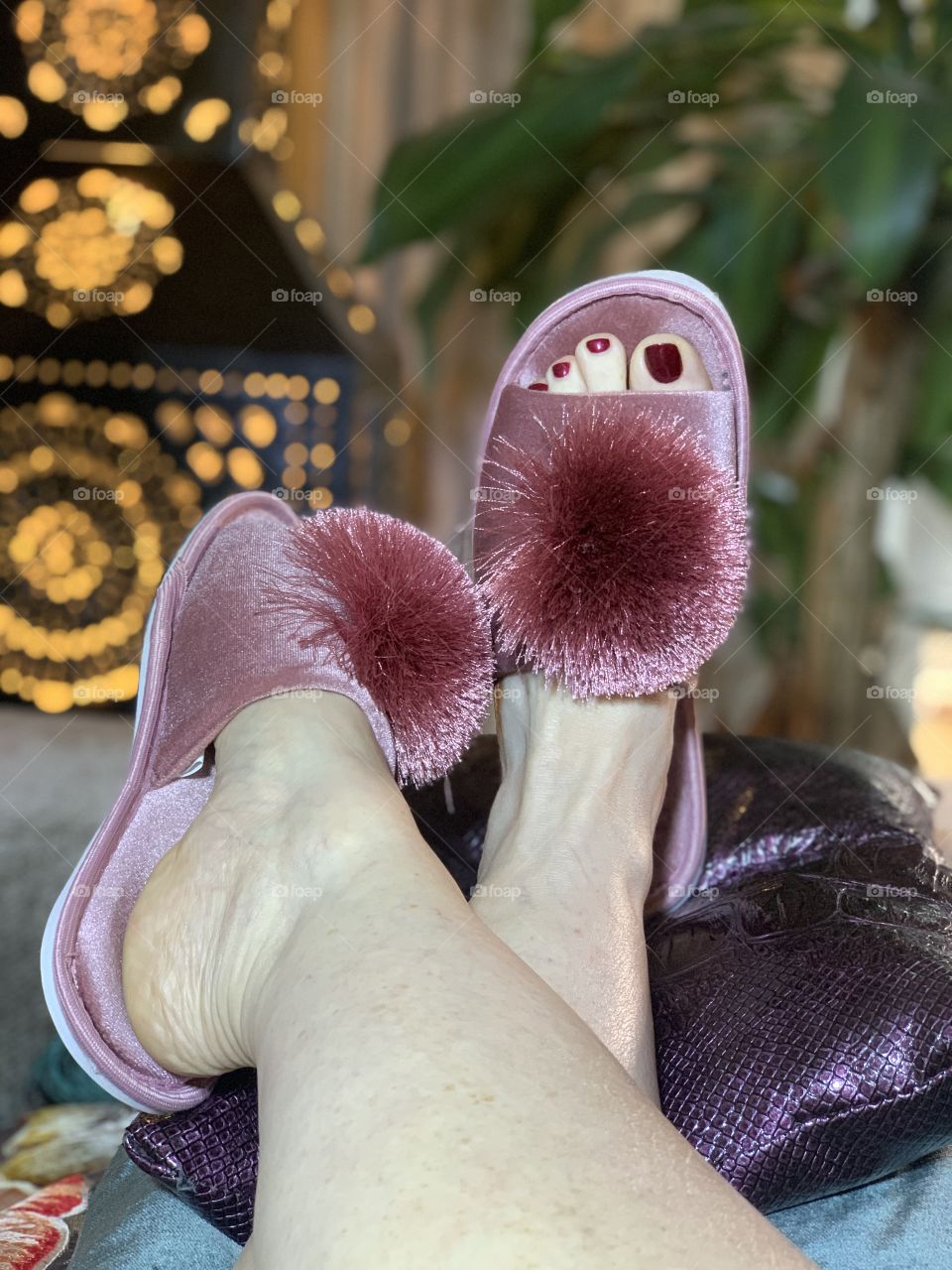 Of course my slippers need to be fabulous!