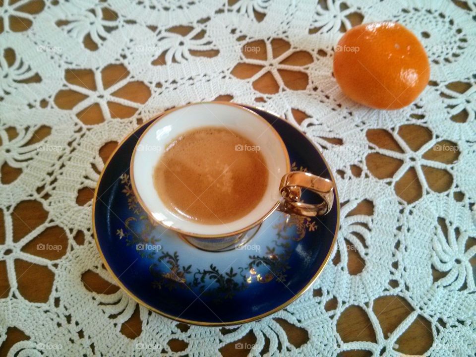 coffee & orange