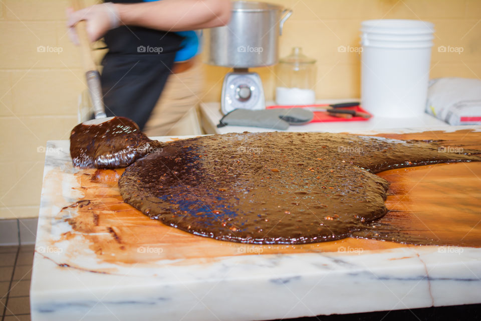 Making Homemade Fudge at a Fudge Shop at Rock City 4