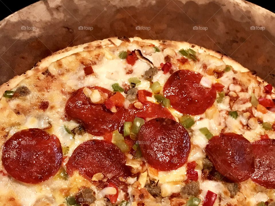 Pepperoni pizza 