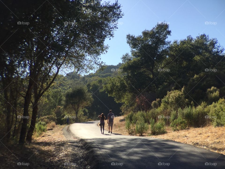 People walking in the park 