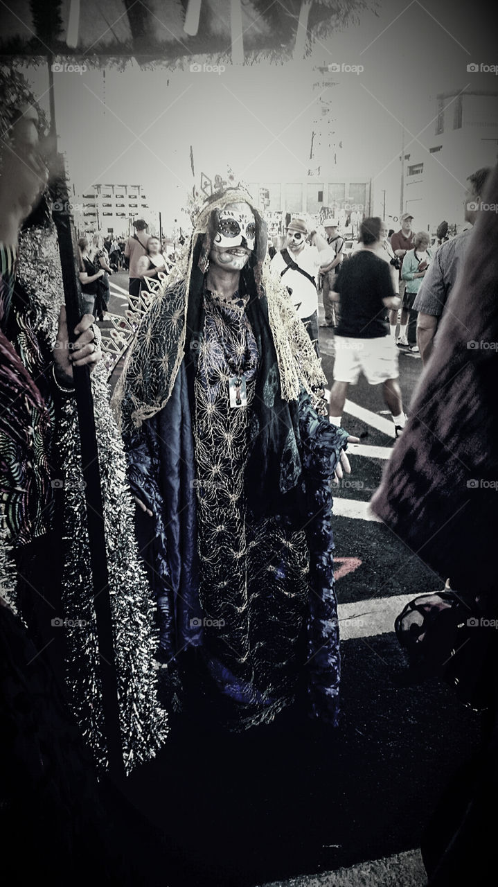 Dia de los muertos. The annual day of the dead parade in Tucson Arizona