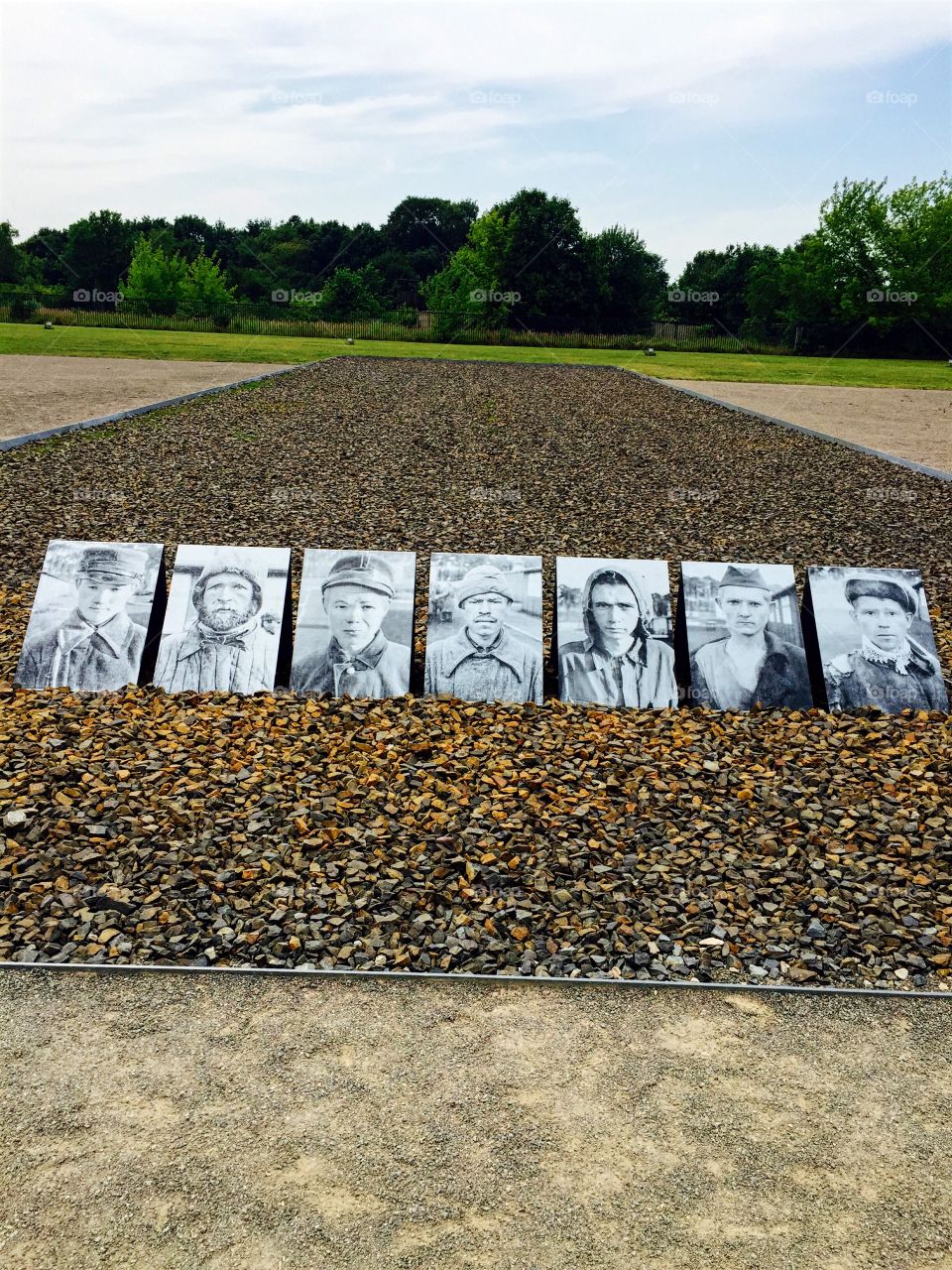 Memoriam. Sachsenhausen.. Beautiful memoriam in Sachsenhausen concentraion camp, germany.