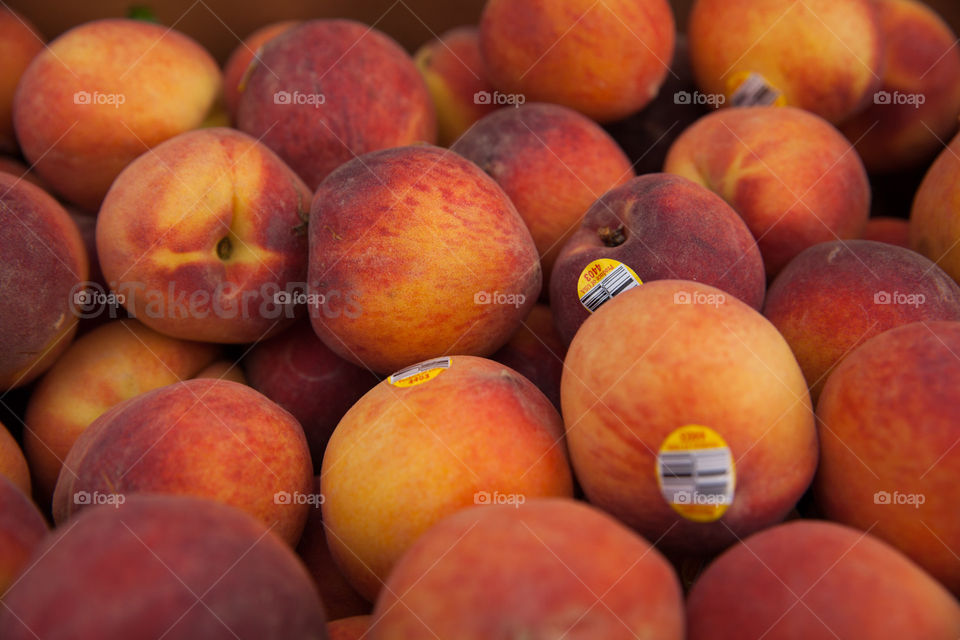 Millions of Peaches. When traveling to North Carolina, we stopped along the way and grabbed a bushel of peaches for our friends and family.