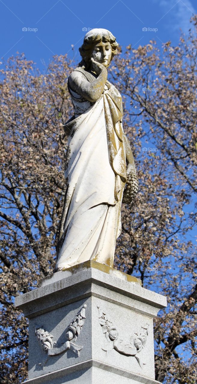 Cemetary Statue