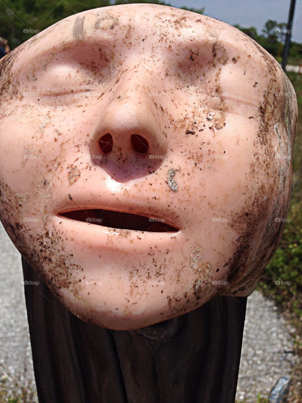 Abandoned CPR mannequin 