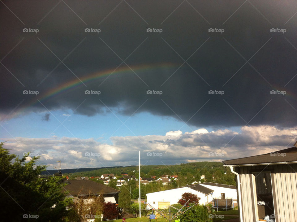 sol sommar rainbow moln by micke71xxx