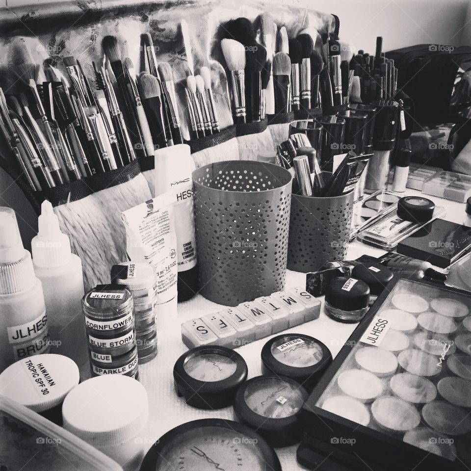 Makeup station