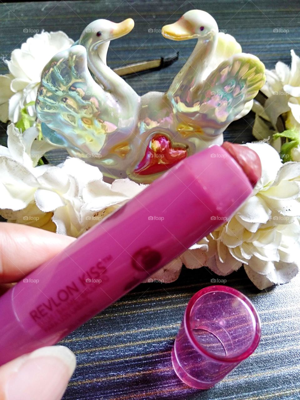 Revlon kiss balm a guaranteed lip moisturizer.