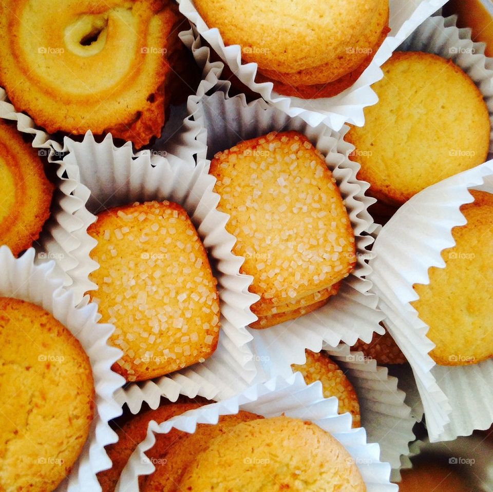 Close-up of cookies