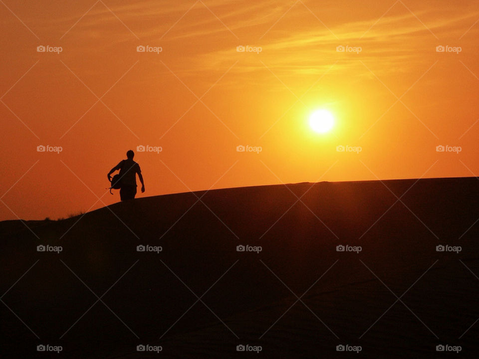 photography sunset sand desert by chrisc