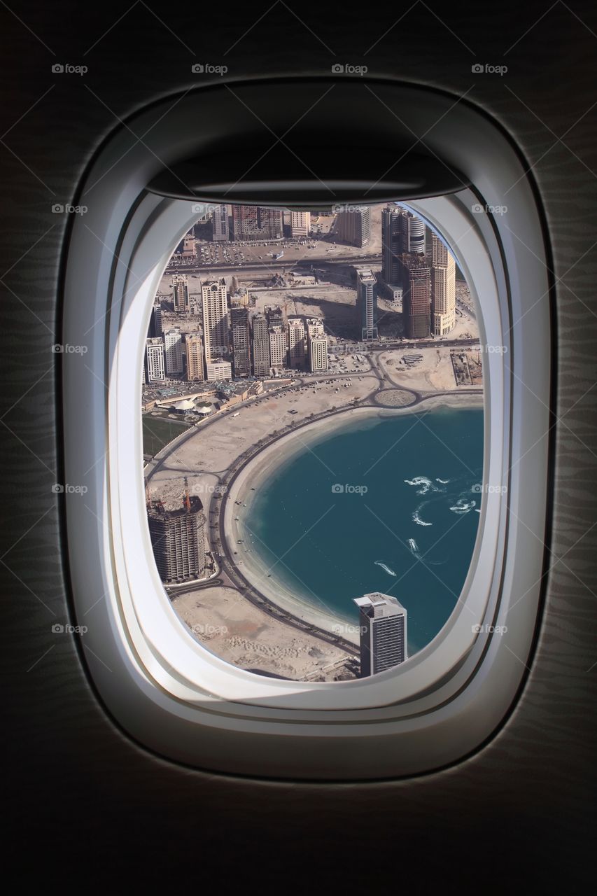 A view from airplane - United Arab Emirates