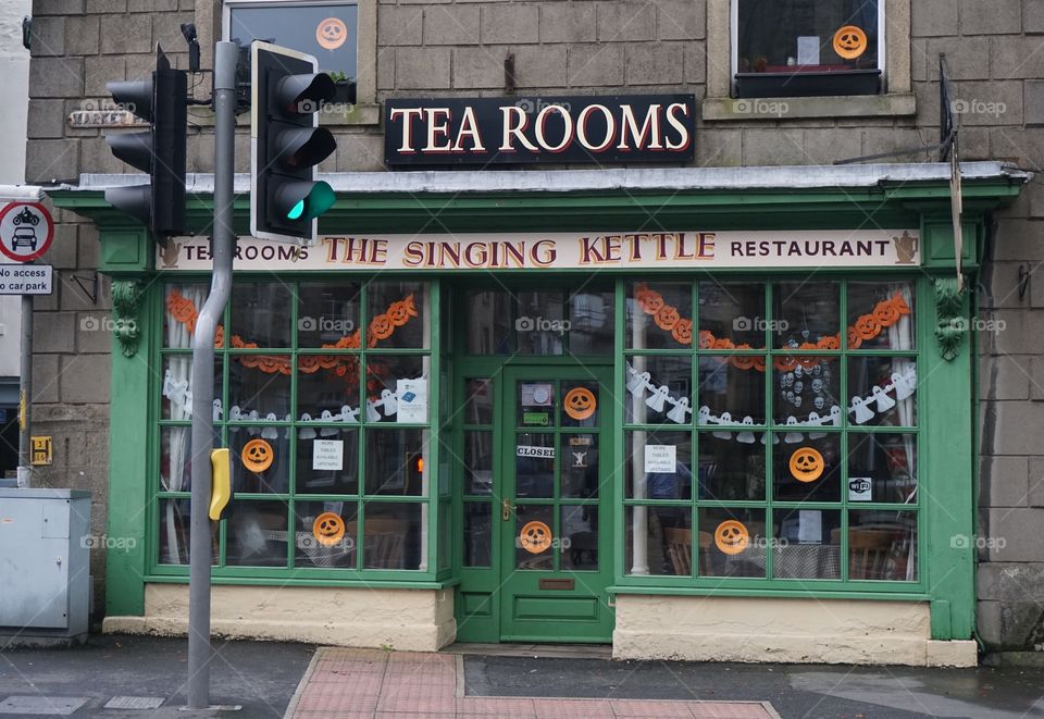 Closed ... Tea Rooms in Settle .. The shop is called The Singing Kettle .. fancy a brew ?