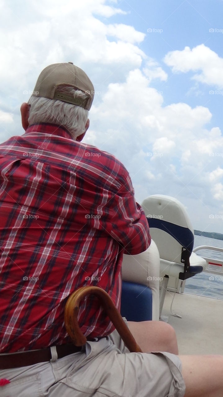 Enjoying a beautiful July day on Logan Martin Lake in Talladega, Alabama