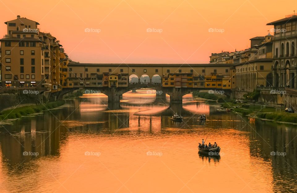 Ponto Veccino Sunset, Florence, Italy