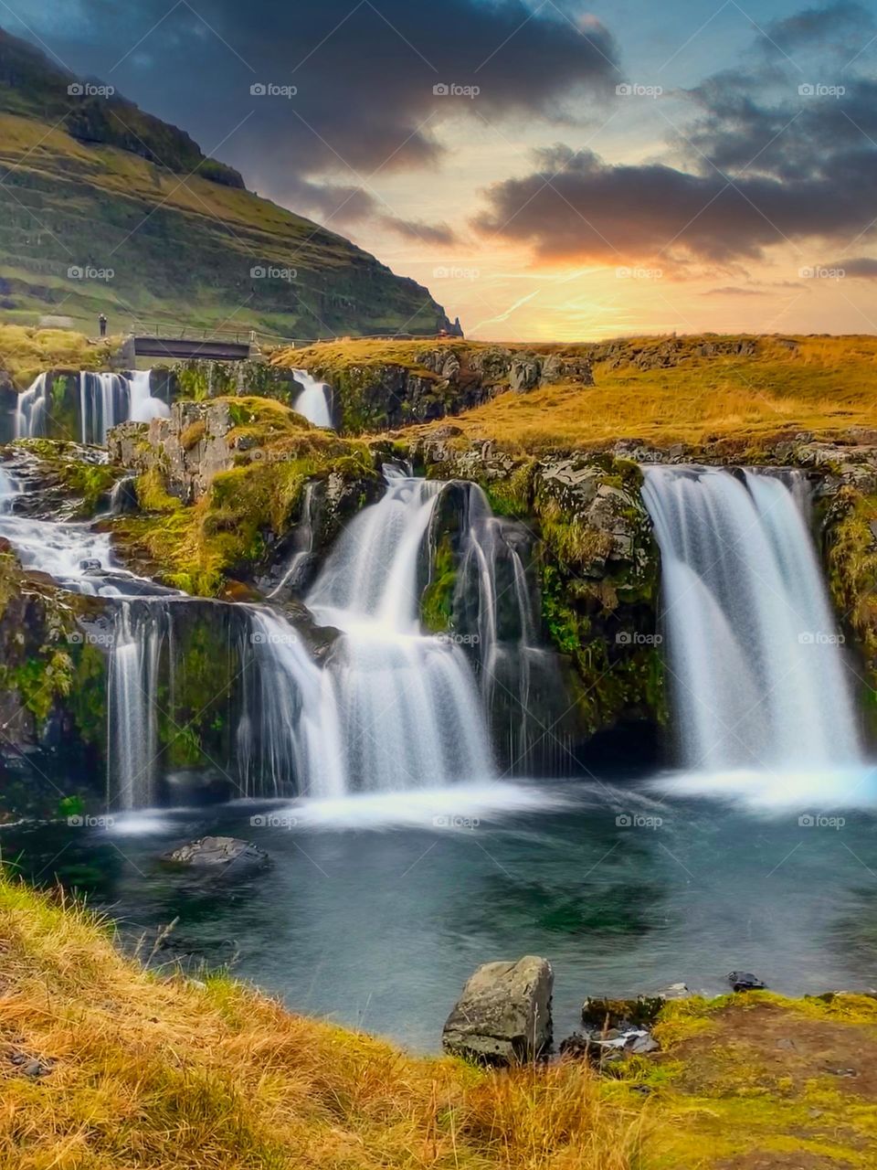Waterfall in Iceland 
