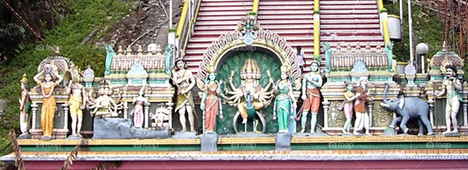 Entrance to Batu Caves, Kuala Lumpur.