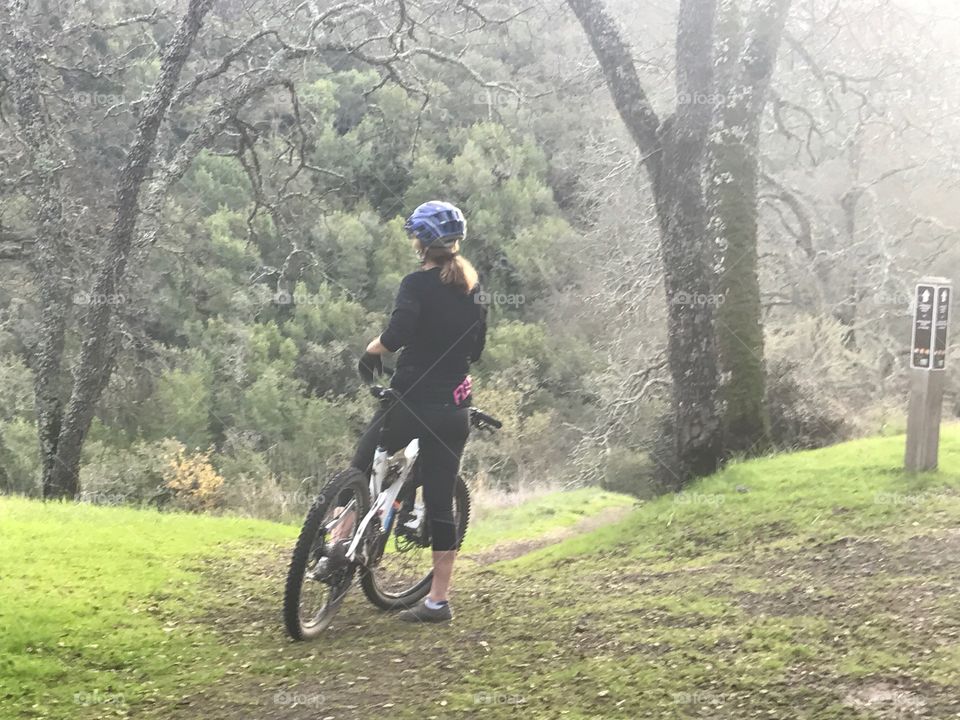 Biking rest quiet moment 