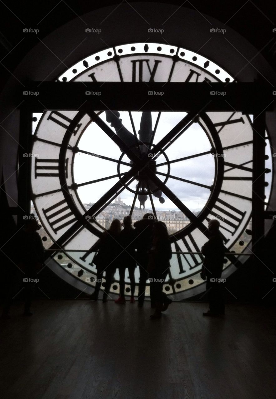 View from the clock face, Musée d'Orsay, Paris