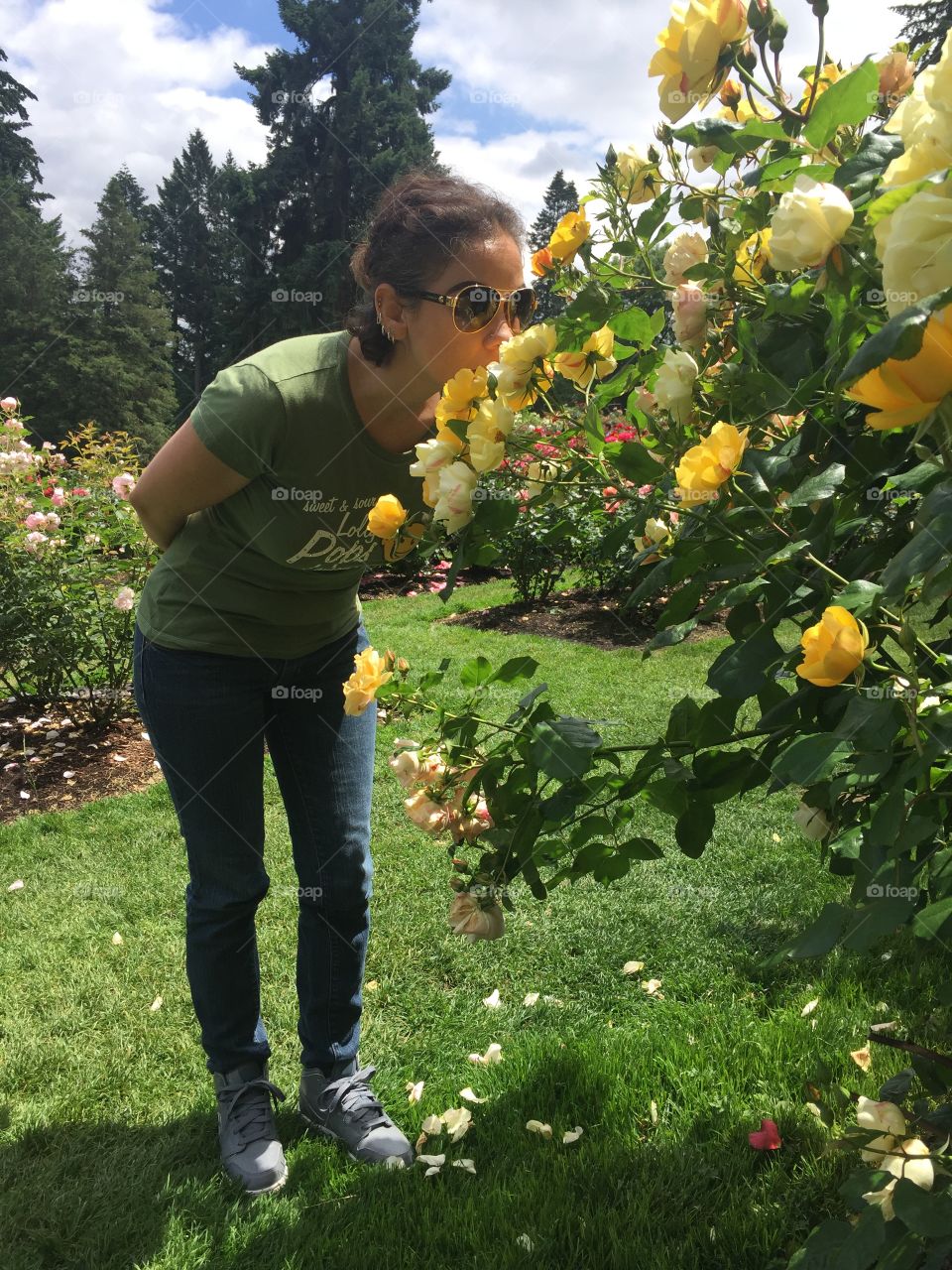 take time to smell the roses 