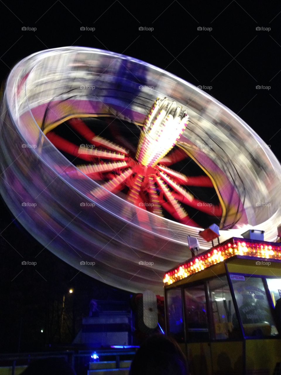 Spinning carnival ride!