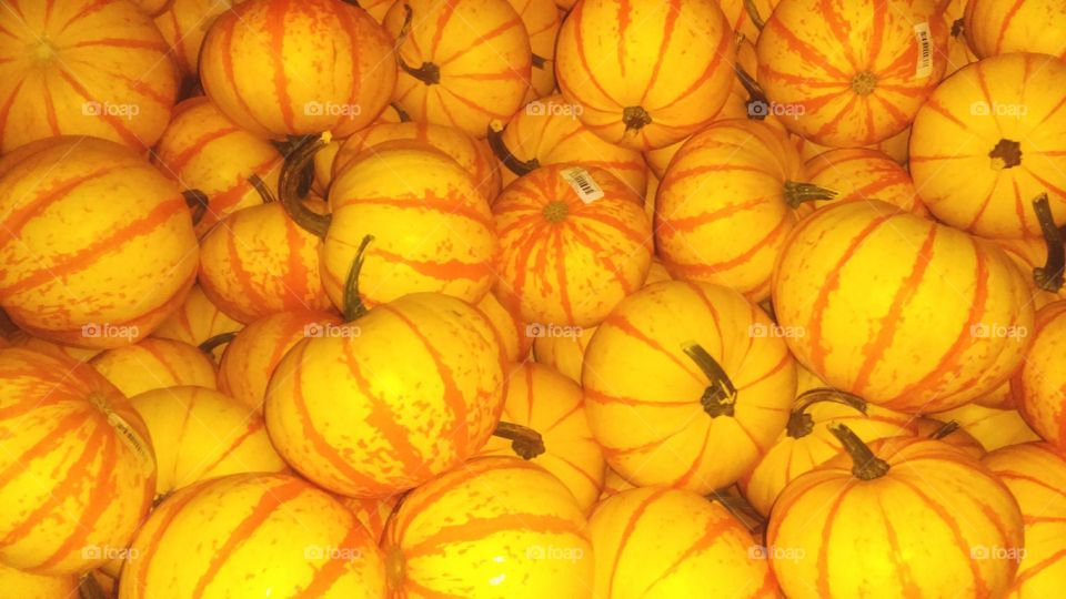 Yellow pumpkins
