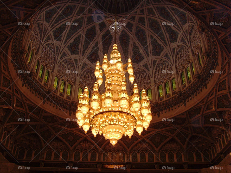 mosque dome large chandelia by angeljack