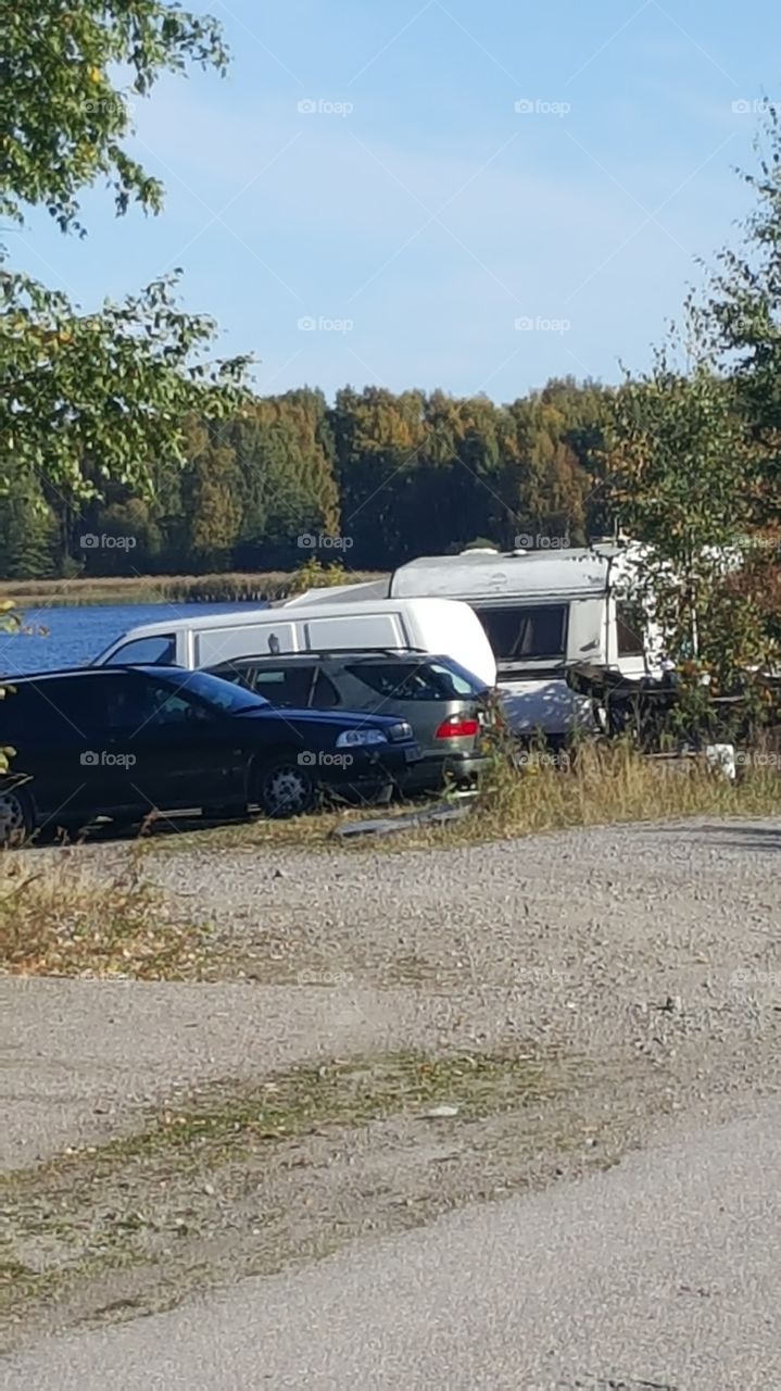 Beggars camp. we have a lot of beggars from romania here in Gävle, Sweden.