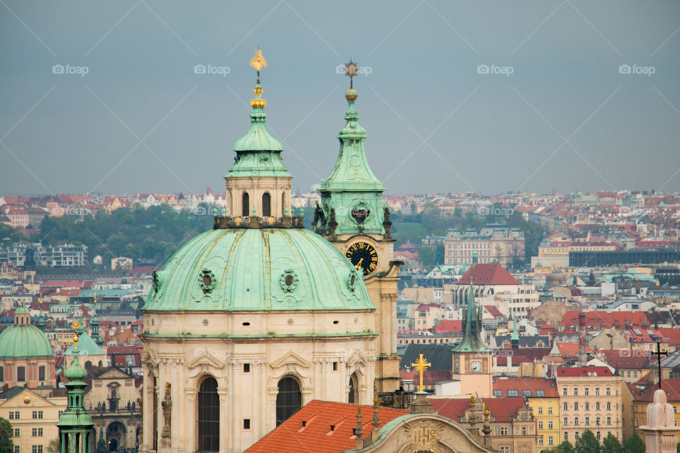 Prague skyline 