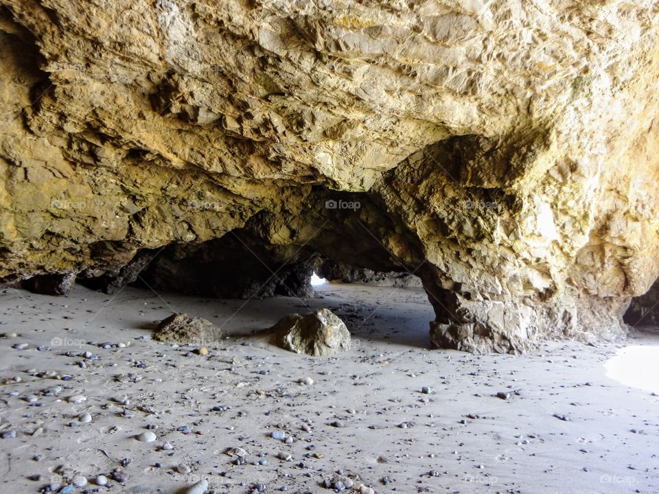 Cave on the beach.  El matador beach