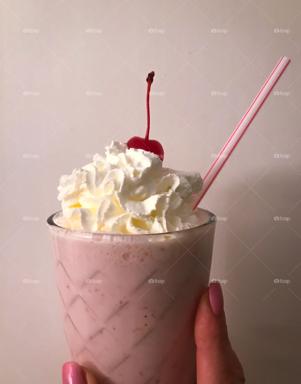 cherry milkshake