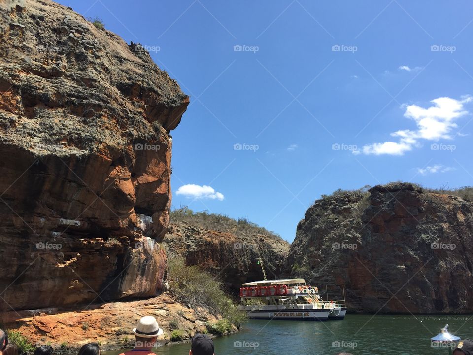 Canyons of São Francisco River in Piranhas, Alagoas, Brazil