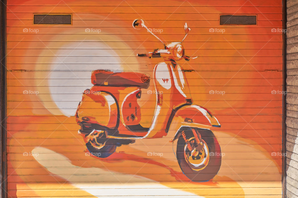 Vespa Naranja 