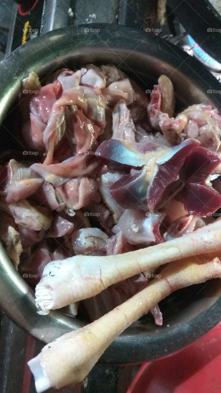 fresh and dress chicken