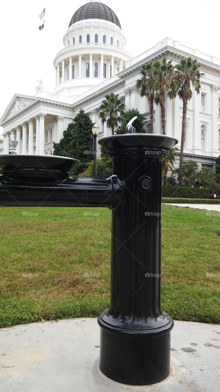 Capitol water fountain