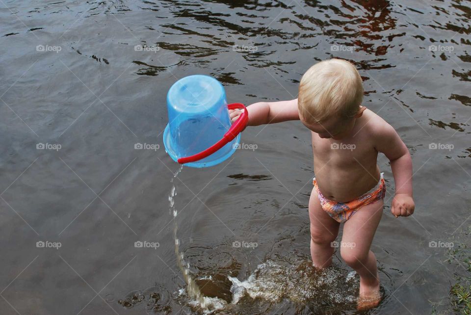 Fun in the lake