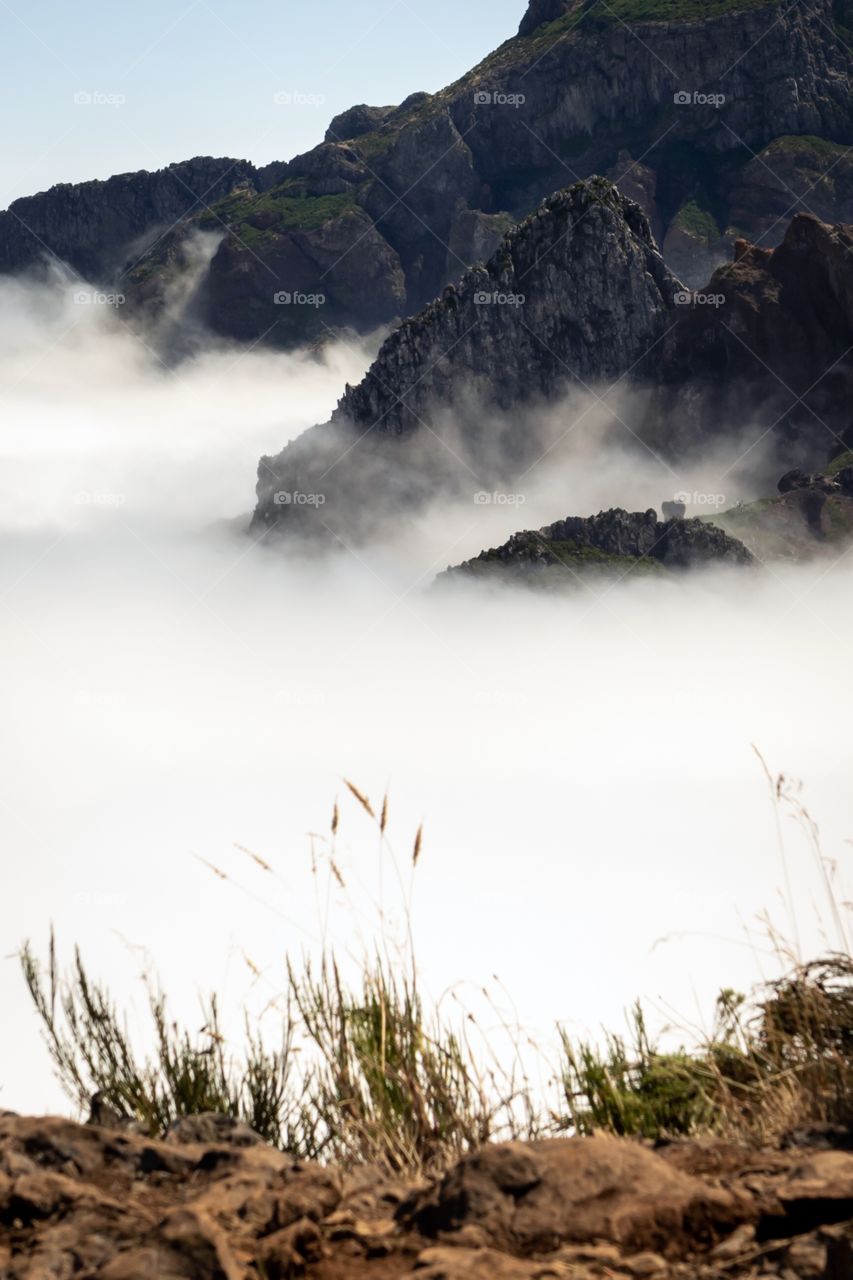 Over the clouds in Madeira