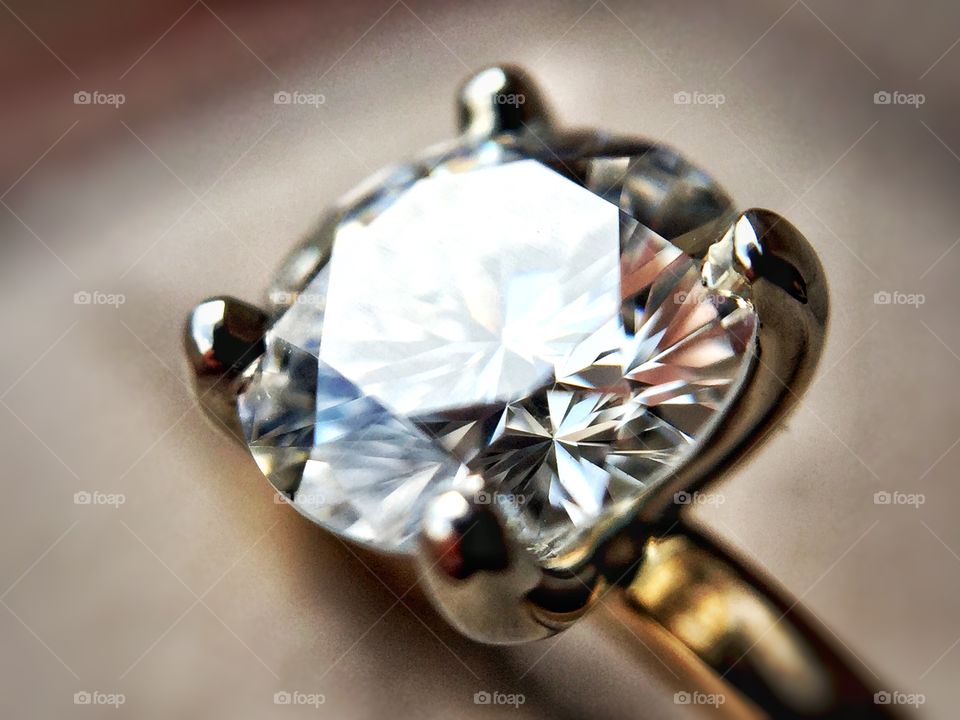 Diamond engagement ring