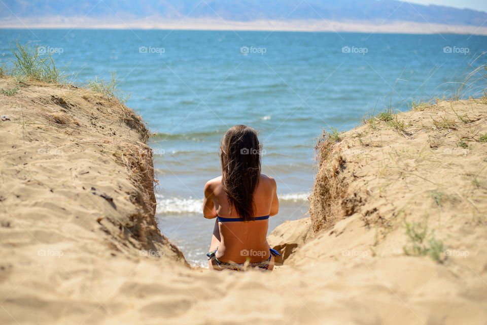 People on the beach