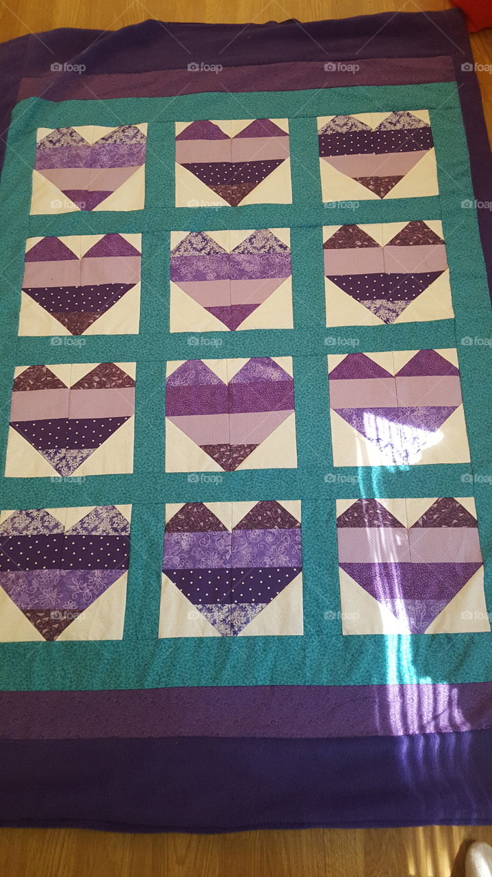 heart quilt