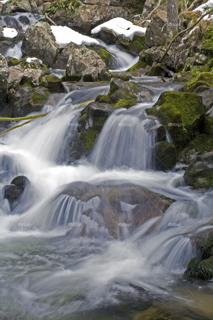 small waterfalls