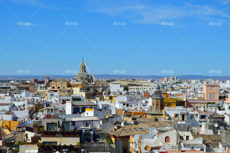 Sevilla from Giralda tower.