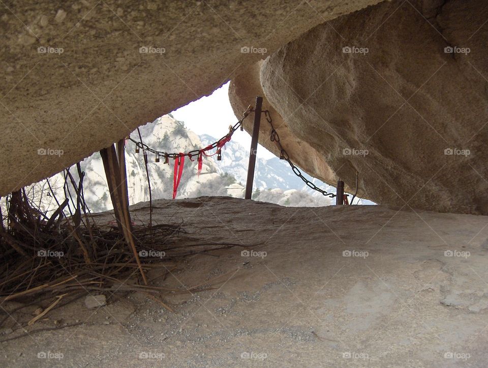 Mt Hua near Huayin in Shaanxi Province China