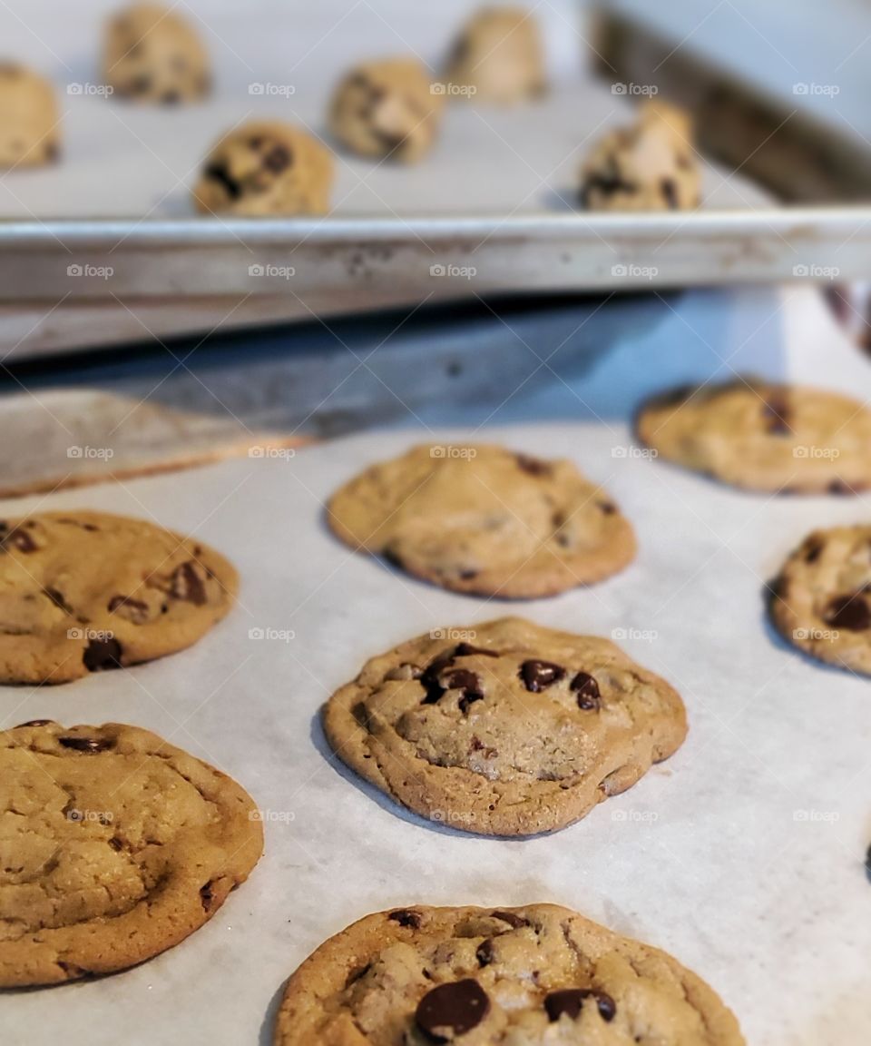 Baking cookies to mail to those we cannot visit.