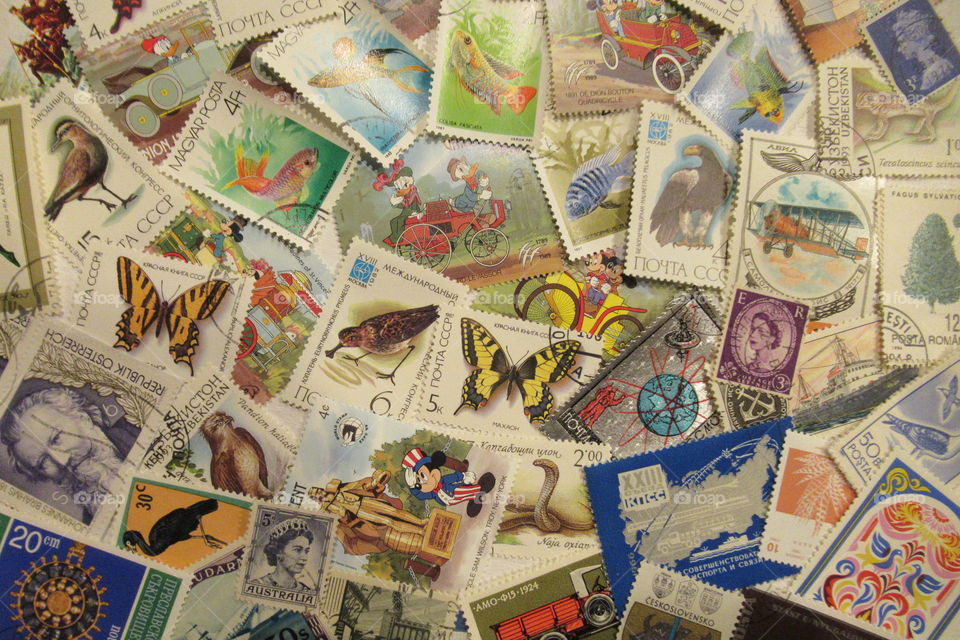 Stamp collecting