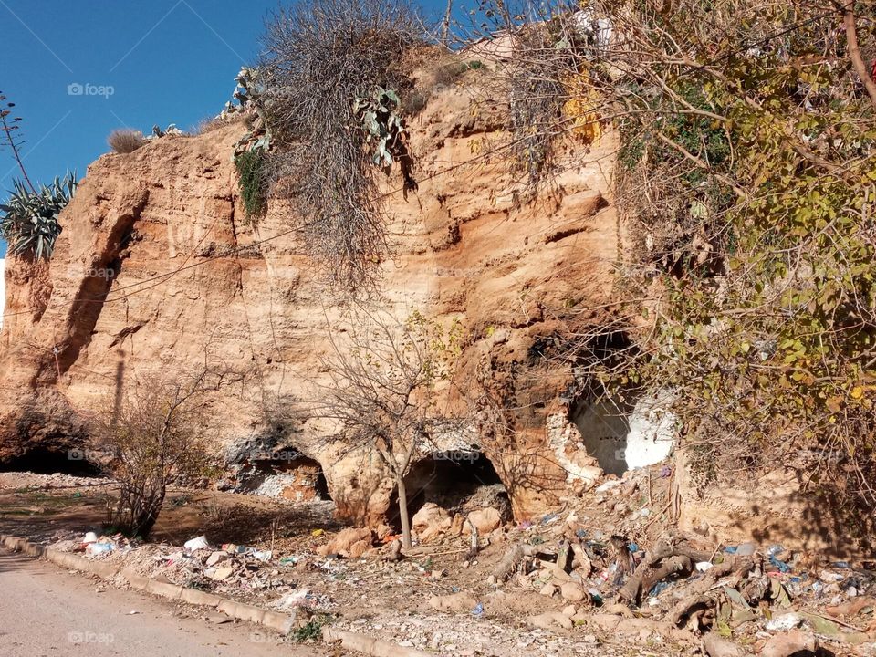 The old sand  quarries