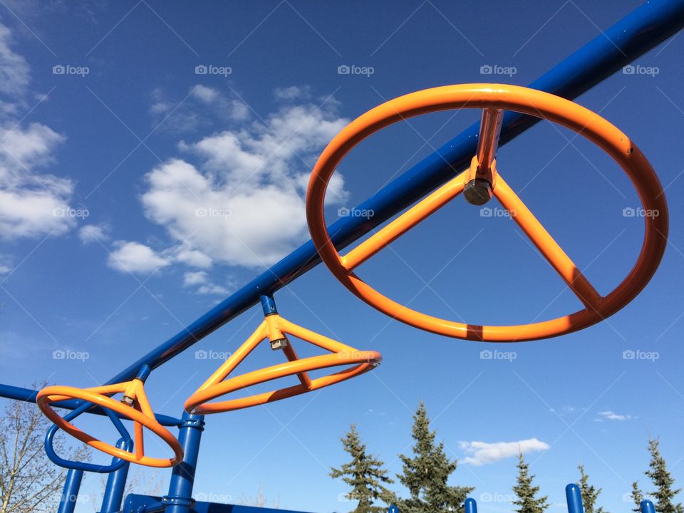 wheels in a playground  