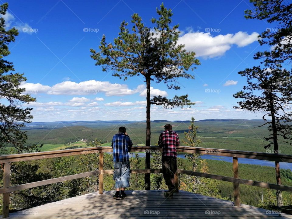 One of my favorite travel destinations is the Aavasaksa mountain in Ylitornio in Finnish Lapland! It has an incredibly wonderful view of the Tornio river valley