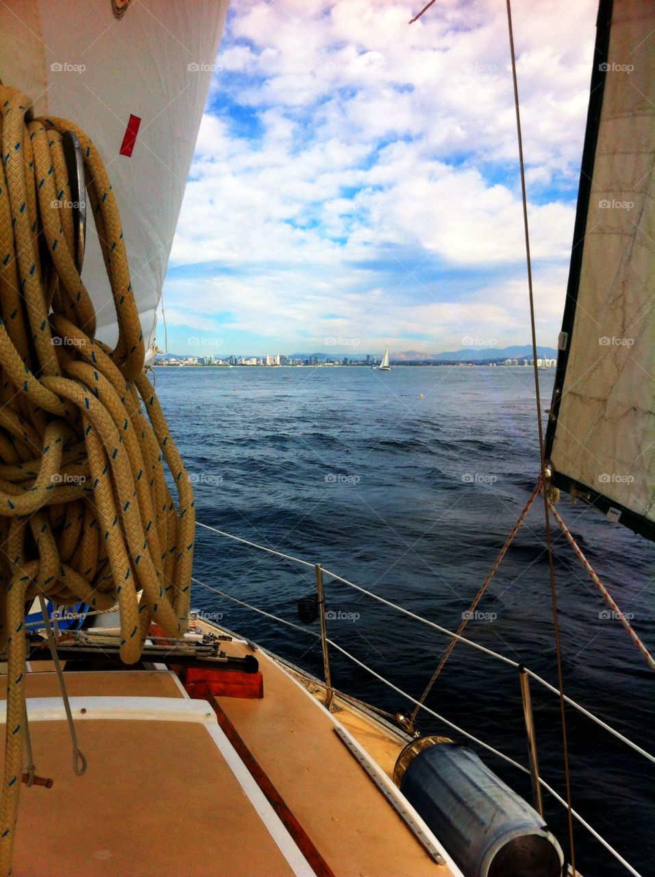 Sailing on the San Diego bay