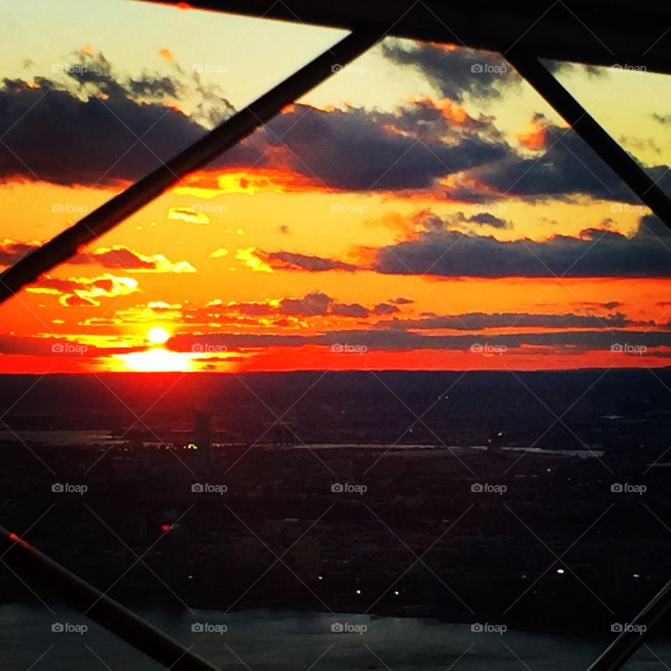 View from the Empire State Building, New York City 